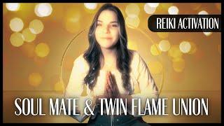  Divine Union for Twin Flames & Soul Mates | Channeled Message & Reiki Healing Activation 