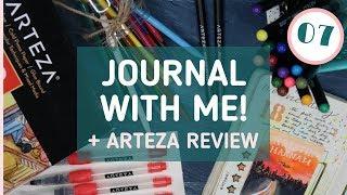 Creative Journaling Session 07 + ARTEZA Art Supplies Review