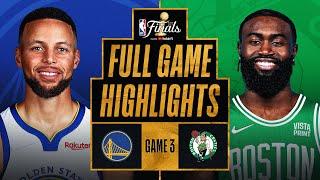 WARRIORS at CELTICS | FULL GAME 3 NBA FINALS HIGHLIGHTS | June 8, 2022