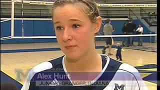 Michigan Volleyball Player Alex Hunt