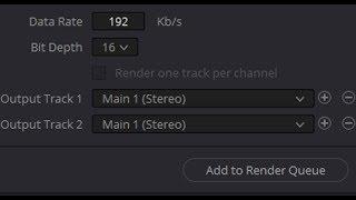 How to set multiple output tracks in DaVinci Resolve?