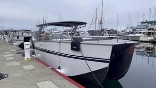 34' Foil Assist Catamarans Full Walkthrough | BRIX Marine & Jutson Marine Design