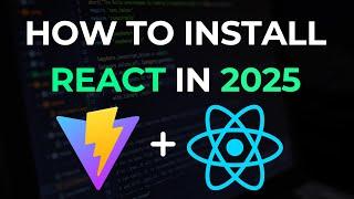 How to Install React in 2025 - Goodbye Create React App - Vite React Project