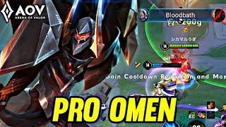 AOV : OMEN GAMEPLAY | PRO OMEN - ARENA OF VALOR LIÊNQUÂNMOBILE ROV