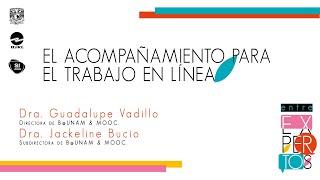 El acompañamiento para el trabajo en línea