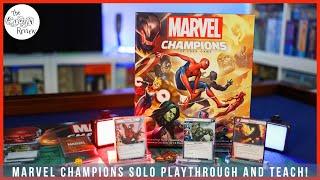 Marvel Champions - Solo Playthrough and Teach!