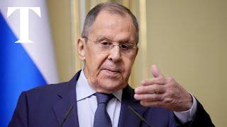 Lavrov says Macron’s nuclear rhetoric is a threat to Russia