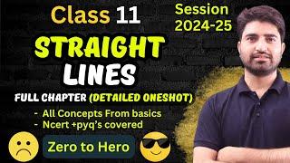 Straight Lines Class 11 Maths | One Shot Video | Full Chapter | 2024-25 | 2025