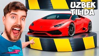 Lamborgini-ni Pressda ezamiz - @MrBeast O'zbekcha