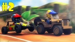 Mini Racing Adventures [2] ОТКРЫЛ АРМЕЙСКИЙ ДЖИП - ВЕСЁЛЫЕ ГОНКИ НА мини ТАЧКАХ