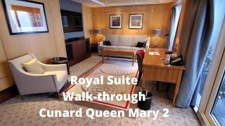 Royal Suite Walk-through I Cunard Queen Mary 2