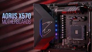 Gigabyte AORUS details AMD Ryzen 3000 X570 motherboards and new hardware