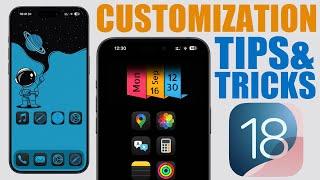 iOS 18 - iPhone Home Screen CUSTOMIZATION Tips & Tricks