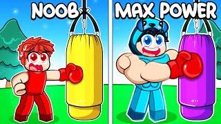 Unlocking MAX POWER in Punching Simulator Roblox!