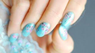 How To Paint Cherry Blossom Nails