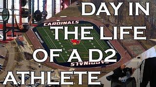 DAY IN THE LIFE OF A D2 ATHLETE!