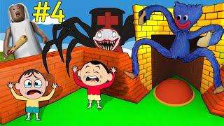 BUILD TO SURVIVE In Roblox Part 4 - Choo Choo Charles Monster | Khaleel and Motu Gameplay