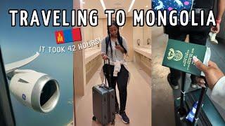 TRAVELING TO MONGOLIA! My Longest Travel Experience..& It Was Torture LOL | Flight Attendant Life