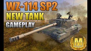 WZ-114 SP2 First Battle Mastery Gameplay | WoT Blitz