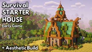 Minecraft STARTER HOUSE Tutorial [1.21] - MINECRAFT TUTORIAL