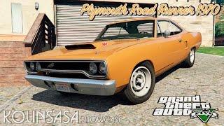 GTA 5 Plymouth Road Runner 1970 + Crash test