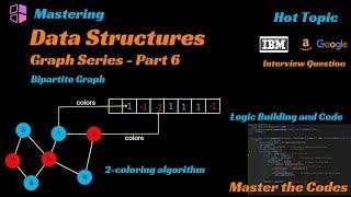 Bipartite Graphs in DSA | Java | C++ | Python | Complete Code | Graph Series Part 6