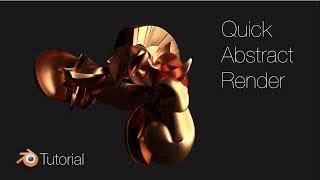 [2.79] Blender Tutorial: Quick Abstract Renders Using Modifiers, Beginner Tutorial