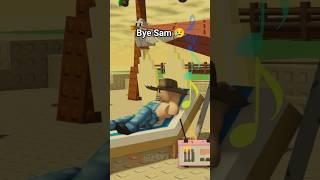 Bye Sam Grow a Garden  #roblox #growagarden #update #summer #funny #shorts