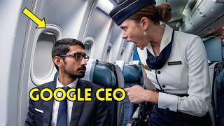 Flight Attendant Humiliates Sundar Pichai in First Class