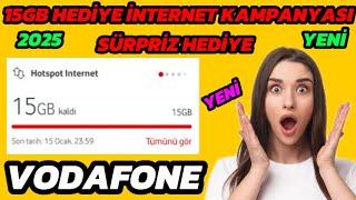 VODAFONE BEDAVA 15GB İNTERNET KAZANMAK!! VODAFONE BEDAVA İNTERNET KAZΑΝΜΑΚ!!! (2025-2025)