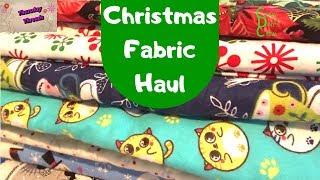 Laura's Christmas Fabric Haul From Robertson Randomness