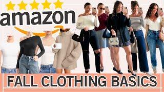 AMAZON FALL BASICS | AMAZON FASHION BASICS TRY ON HAUL