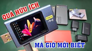 Tôi cực sướng khi tìm được thiết bị này mà nhiều người cũng chưa biết. Fnirsi FNB58 | PTA-ND