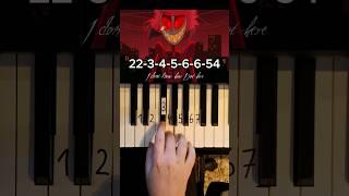 1/3 Insane A Hazbin Hotel Song Piano Tutorial #shorts