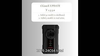 CGDI CG100X V1 5 5 0 Update