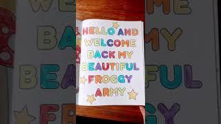 #froggycrossing the pages I colored in Froggy crossings coloring book SPOILERS!
