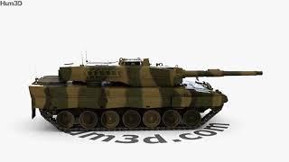 Leopard 2A4 3D model by 3DModels.org