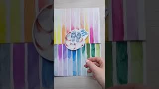 ЛЕТНИЕ простые Стикеры акварелью #рисование #урокирисования #акварель #watercolor #tutorial