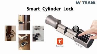 Smart Cylinder Door Lock MVTEAM