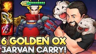 6 Golden Ox - Jarvan Carry. Yes I'm Serious. | TFT Cyber City | Teamfight Tactics