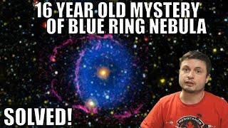 Strange Blue Ring Nebula That Was Formed When Two Stars Collided