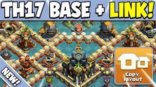 New Town Hall 17 Base! TH17 Base With TH17 Copy Link (Clash of Clans)