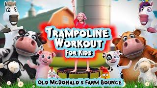 Toddler Trampoline Workout | Farm Bounce | PE Bowman