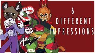 1 Voice Actor & Six Different Impressions!