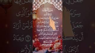 Let's Move Closer and Listen to Powerful Quran Recitation Surah Al-Furqan #fingertracking