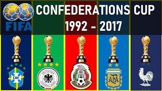 #032 FIFA CONFEDERATIONS CUP • ALL WINNERS 1992 - 2017 • WINNERS LIST