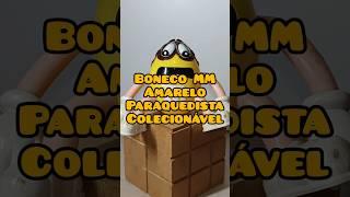 Boneco MM Amarelo Paraquedista Colecionável Siga-nos #antiguidade #brinquedos #vintage #raridade