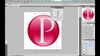 How to make a glossy 3D button in photoshop