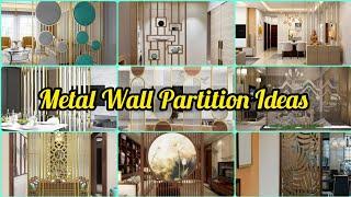 Luxury Metal Wall Partition Ideas 2023|Wooden Metal Wall Partition|Office Room Divider  Partition