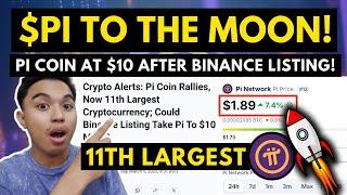 $PI COIN AT $10 AFTER BINANCE LISTING! WILL BINANCE LIST PI COIN ON MARCH 14? CHECK IT NOW!